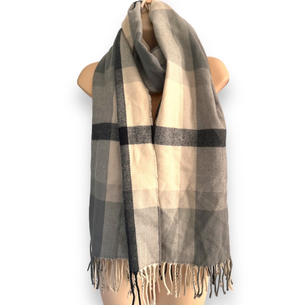 J.crew factory plaid oversized scarf
